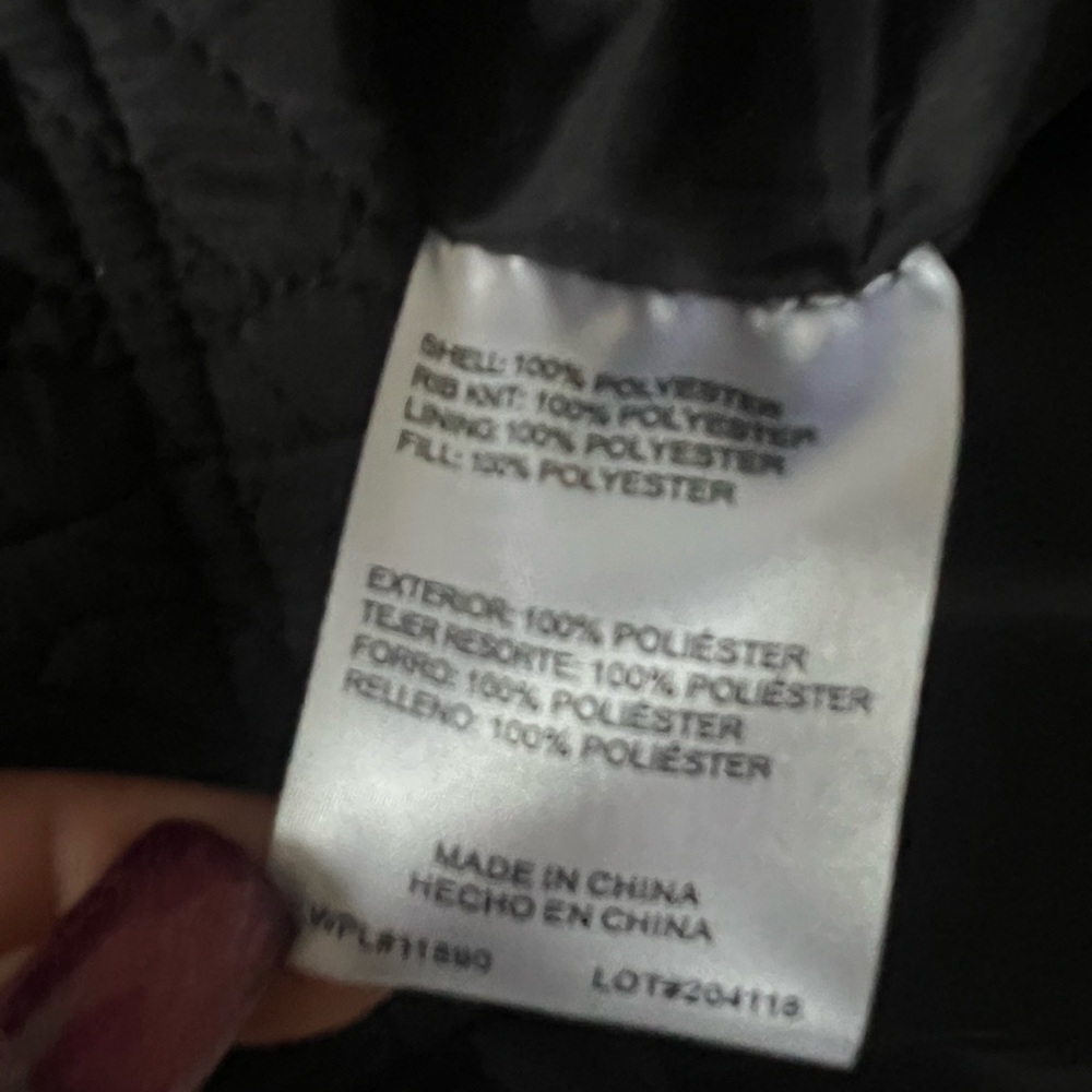 Black Quilted Jacket L - Picture 7 of 13